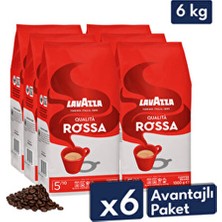 Lavazza Qualita Rossa Çekirdek Kahve 6 Adet