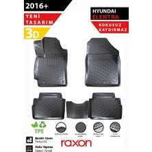 Raxon Hyundai Elantra 2016+ 3D Havuzlu Paspas – Tam Uyumlu | Su Geçirmez, Kaymaz