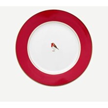 Pip Studio Love Birds Kırmızı Porselen Kahvaltı Tabağı 21 cm