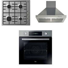 Hoover 3'lü Ankastre Set Gaz Ocaklı - Inox (HO3158IN FIRIN-HHW6LMX OCAK-HCH6MXTK Davlumbaz)