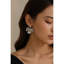 Kokoş Fiyonk Küpe Çelik Gümüş Renk