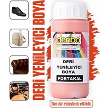 Deribo Deri Eşya, Ayakkabı, Koltuk, Direksiyon, Çanta, Deri Yenileyici Boya. 100ML. Sünger Hediyeli.