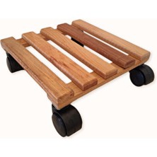 Ahşap Dekoratif Saksı Altı, Damacana Altlığı