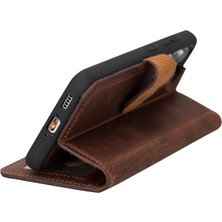 Gp Iguana Samsung Galaxy S23 Uyumlu Deri Cüzdanlı Kılıf G2 Kahve