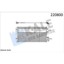 050ABC050 - Klima Kondenseri Fluence I Sıra Alb Sistem 08-10 kale  oem 921000005R