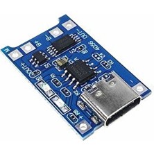  ponemio tp4056 type-c 1s 3.7v lipo, li-ıon pil bms korumalı şarj devresi