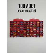 TotteriQ 100 Arabalık Duvar Tipi Araba Rafı – Koleksiyon Severler Için Özel Tasarım