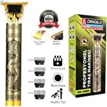 Dingilg RD-088X Profesyonel Vücut Sakal Makinesi – USB Type-C, Paslanmaz Çelik Bıçak, Metal Gövde