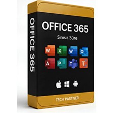 Microsoft Office 365 Pro 5 Cihaz, Ömür Boyu Kullanım - Bilgisayar, Tablet, Telefon, Ipad, Macos, Android