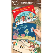 Çılgın Zeka Tükenmeyen Sticker Kitabım 100+ Sticker Tekrar Tekrar Kullanılabilir