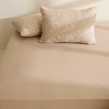 Sarah Anderson Alesia Tek Kişilik Çarşaf Takımı Bej