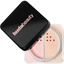 Huda Beauty Easy Bake Loose Powder Duo Sabitleyici Pudra Yeni Seri Ikili Toz Pudra Cherry Peach Elsbeauty