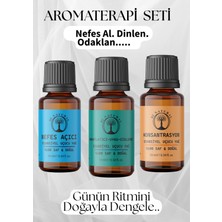 Di Natural Nefes Set3*10 ml Esansiyel Uçucu Koku Yağı Buhurdanlık Yağı Difüzör Ortam Kokusu Oda Kokusu
