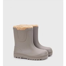 Igor Verona Borreguito Çocuk Yağmur Çizmesi Plastik Malzemeden Unisex Düz Topuklu Kahverengi