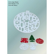 Ft Tasarım Marry Chiristmas Yılbaşı Süsü