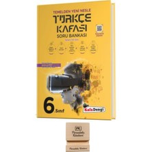 Kafa Dengi Yayınları Kafadengi 6. Sınıf Türkçe Soru Bankası ve Telefon Standı