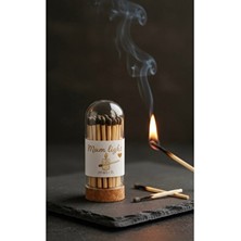 Şeffaf Cam Şişeli Mantar Kapaklı Kibrit