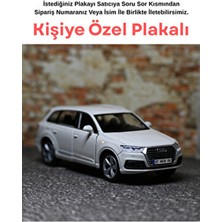 Bebeym Audi Q7 Metal Oyuncak Araba - Kişiye Özel Hediye Plakalı - Beyaz
