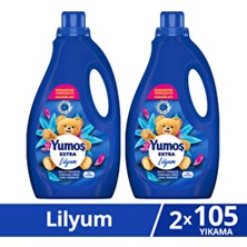Yumoş Extra Konsantre Çamaşır Yumuşatıcısı Lilyum 105 Yıkama 2520ML X2