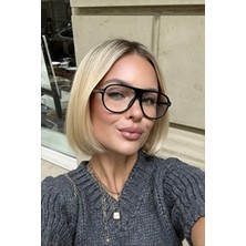 Ren Eyewear Ren Sepia Air Unisex Pilot Mavi Işık Koruyucu Şeffaf Ekran Gözlüğü