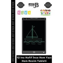 Fantazer #yazıtableti 12 Inc LCD Ekran Kalemli Dijital Çizim Tableti Yazı Tahtası Boyama Resim Akıllı Tablet