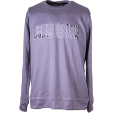 Trender Limited Edition Baskı Modal Octavian Gri Erkek Sweatshirt 26YG08000055