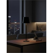 K2 Modern Mantar Tasarımlı Şarjlı Masa Lambası (3 Farklı Işık Tonu, Dokunmatik Dimmer, Type-C)