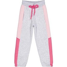 Civil Girls Civil Baskılı Kız Çocuk Eşofman Altı Pamuklu Uzun 2-5 Yaş Gri Çift Cepli Günlük Stil