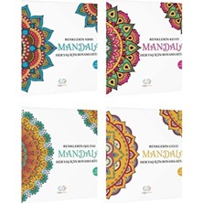Çılgın Zeka Yetişkinler İçin Mandala Boyama Kitabı Seti Her Yaş İçin Eğlenceli Boyama