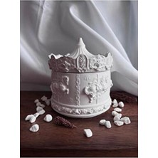 Atlı Karınca Taş Tozu Çok Amaçlı Kapaklı Dekoratif Organizer