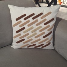 Kırlent Evim Kırlentevim Punch Kırlent Özel Tasarım Süzene Kılıf 45 x 45 cm