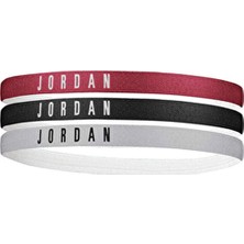 Nike Kırmızı Jordan Saç Bandı 3 Pk Aksesuar Kadınlar İçin Şık ve Fonksiyonel