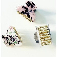 Tupek Store 3'lü Set Modern Kışkaçlı Mandal Toka