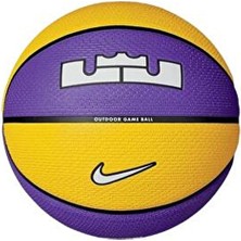 Nike N.100.4372.575.07 Playground 2.0 8p L James Deflated Court Unisex Basketbol Topu Mor