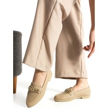 Hepici Bej Tokalı Günlük Babet Hafif Rahat Ayakkabı