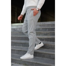 Zinox Erkek Baggy Bel Lastik Bez Ayağı Kumaş Pantolon