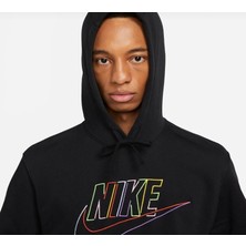 Nike Club Fleece Erkek Siyah Sweatshirt DX0793-010