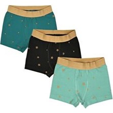Organickid Charmed Erkek Çocuk Boxer Set 3'lü