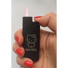 Asya Gifts Yılbaşına Özel Hello Kitty Pembe Alevli Rüzgar Çakmağı ( Gazlı )