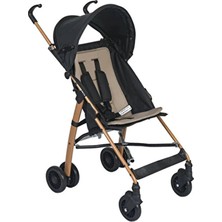 BabyKlas Miccho Katlanabilir Baston Bebek Arabası 0 - 18 kg Taşıma Kapasitesi ile Gold Siyah