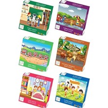 Çılgın Zeka 3 - 7 Yaş Puzzle Seti 40 Parça Mini Puzzle Seti Sevilen Set