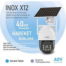  ınox x12 solar kamera 4mp