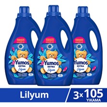 Yumoş Extra Konsantre Çamaşır Yumuşatıcısı Lilyum 105 Yıkama 2520ML X3