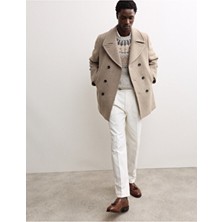 Marks & Spencer Italyan Yünü Revere Yakalı Kaban