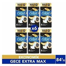 Orkidhijyenik Ped Ultra Gece Ekstra Max 14' Lü 6 Adet