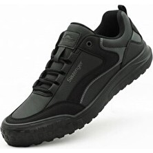 Slazenger Aeros Erkek Outdoor Siyah Spor Ayakkabısı Yürüyüş Günlük Trekking