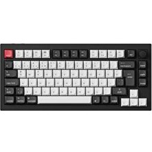 Keychron Q1 Hall-Effect %75 Rgb Türkçe Nebula Switch Kablosuz Siyah Beyaz Mekanik Klavye (Q1H-M1-TR)