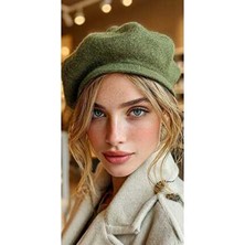 Lagranze Kadın Premium Keçe Ressam Bere