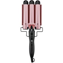 Belirtilmemiş psc43 Taşınabilir Elektrikli Profesyonel 32mm Çap 120W Su Dalgası Wag Saç Maşası Pembe Renk