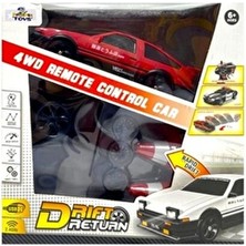 Mazda 323 Drift Atan Uzaktan Kumandalı Araba 2.4ghz 4WD Rc Yarış Arabası Drift Atan Araba